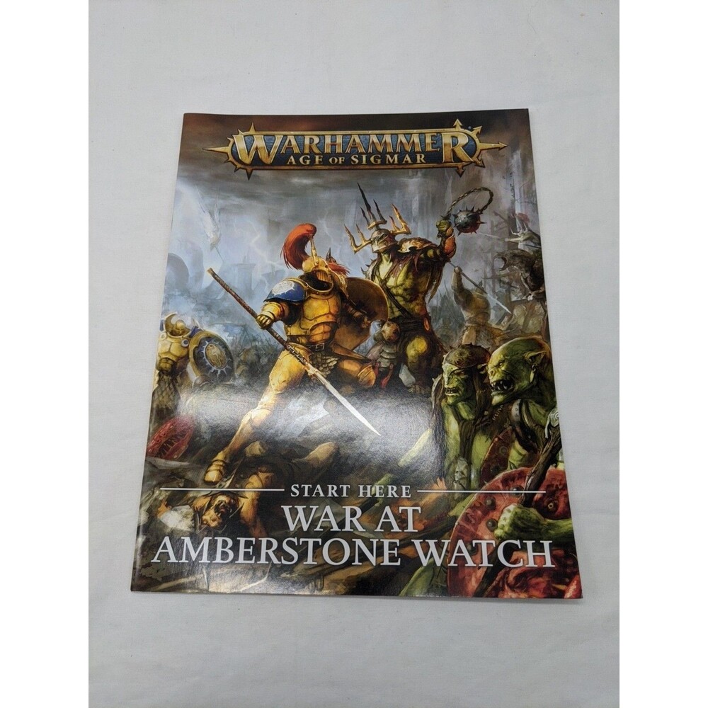 Warhammer Age Of Sigmar Start Here War At Amberstone Watch Book